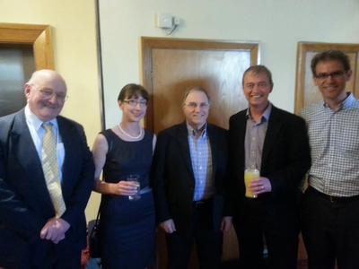 Tim Farron with Exeter Lib Dem members