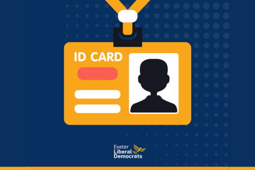  Graphic showing a photo ID card