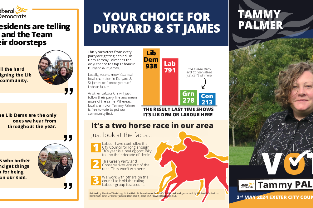 Duryard & St James Flying Start, March 2024